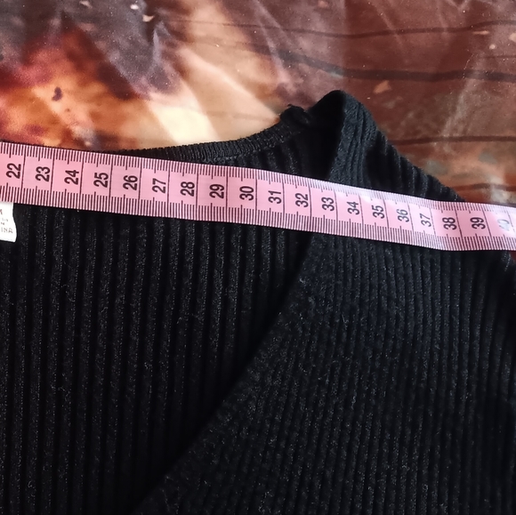 Hazel Moon Women's Tie Front Long Sleeve Rib Knit Shrug Sweaters Cardigan - Picture 11 of 14